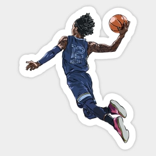 Ja Morant Dunk Sketch Sticker